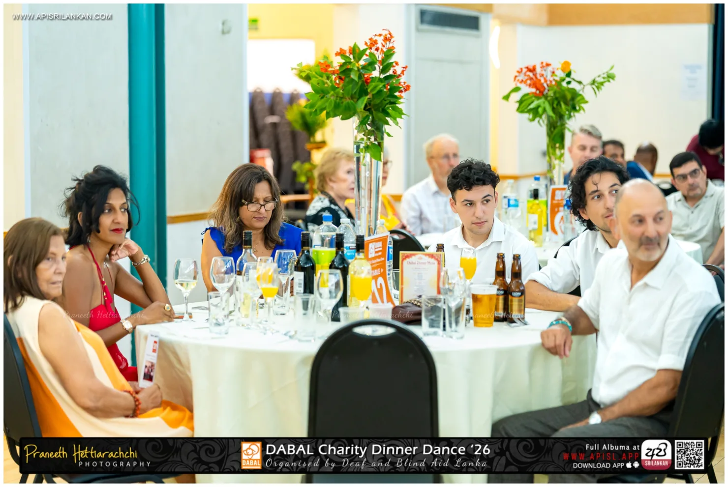 Guests enjoying the DABAL Charity Dinner Dance at Allum Manor